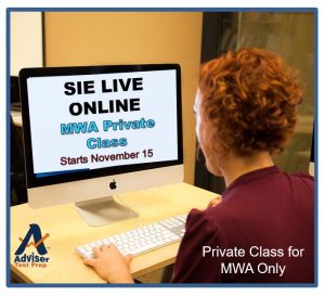 SIE LIVE ONLINE PRIVATE CLASS